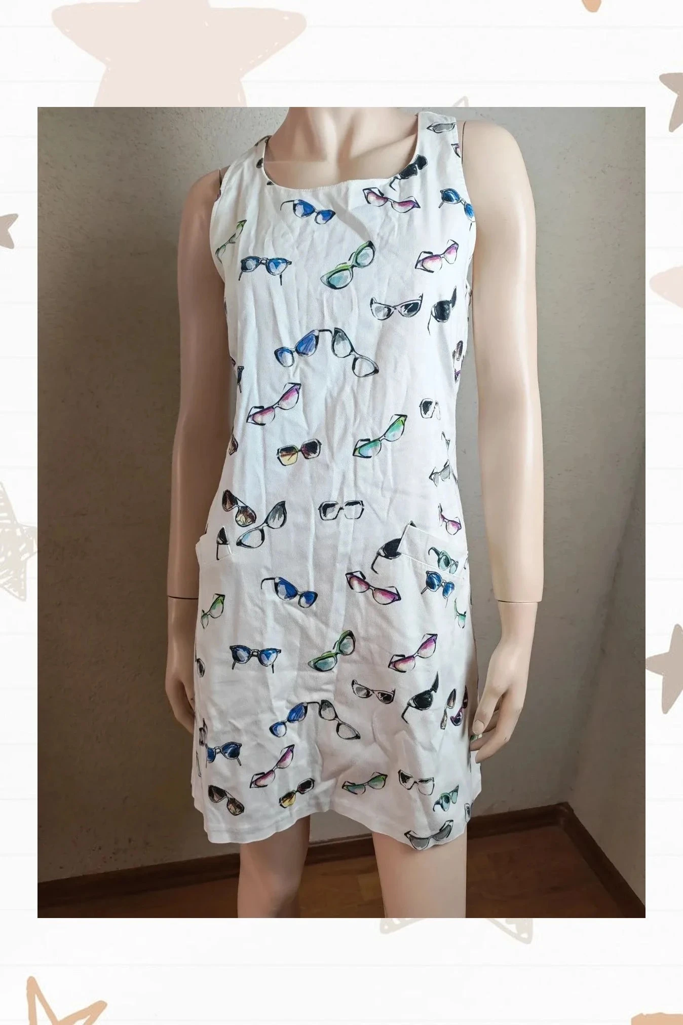 Vestido corto gafas Naf Naf (Talla M)